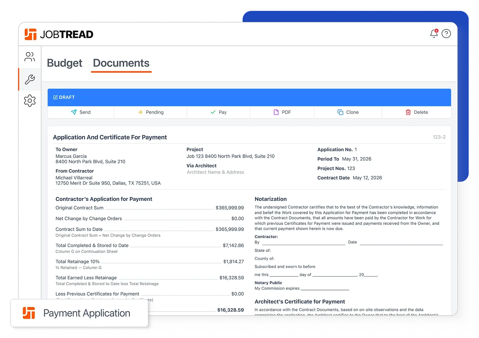 Create Professional Pay Apps