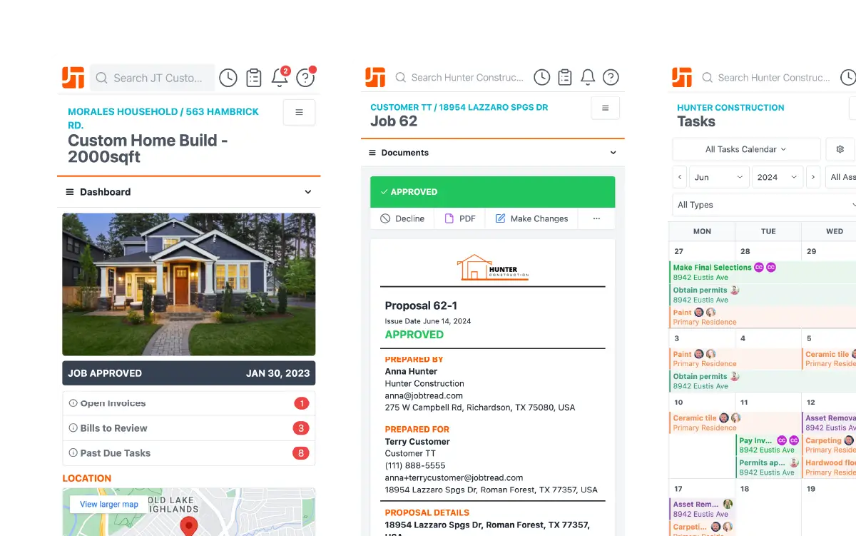 procore vs buildertrend vs jobtread mobile app