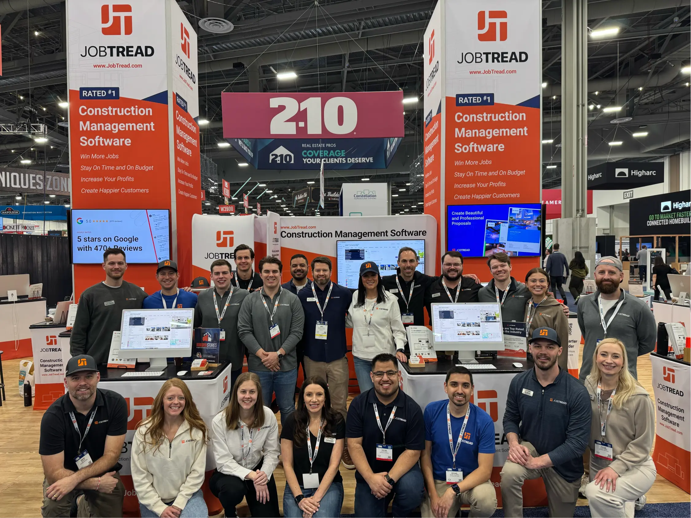 JobTread booth at IBS