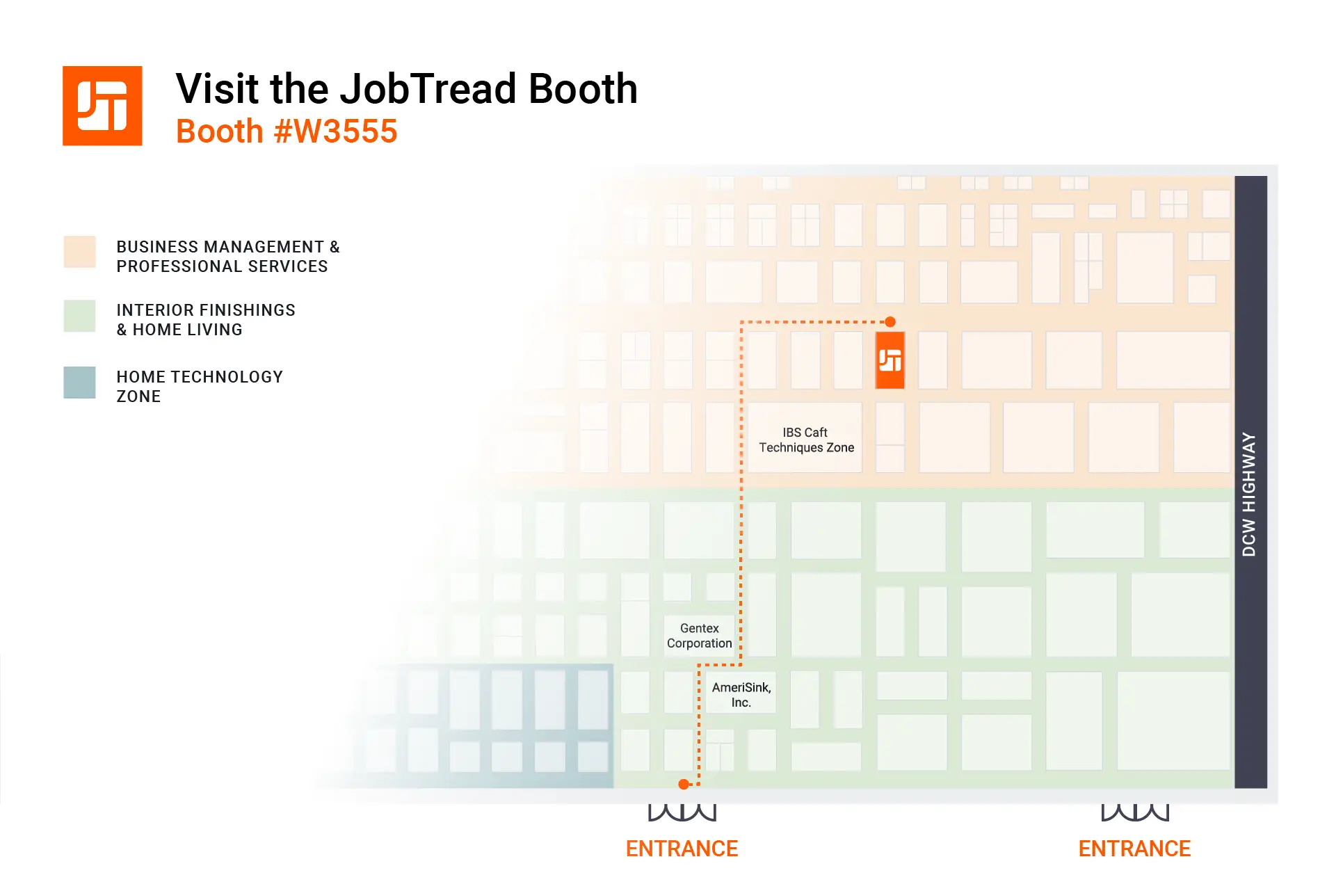 Map of IBS 2025 Exhibit Hall